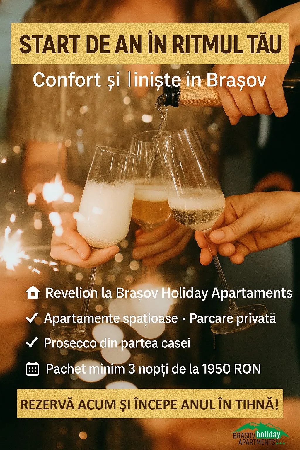 Revelion Brașov 2026 cazare apartamente